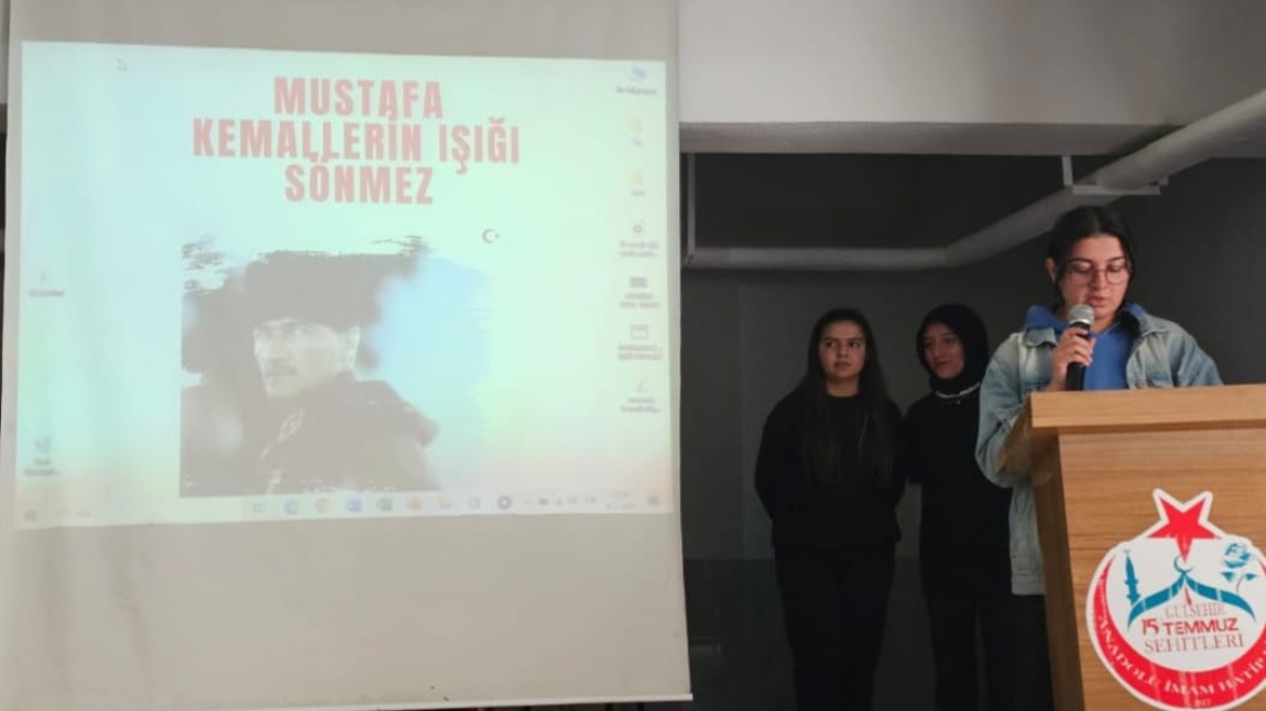 10 Kasım Atatürk'ü Anma Programımız